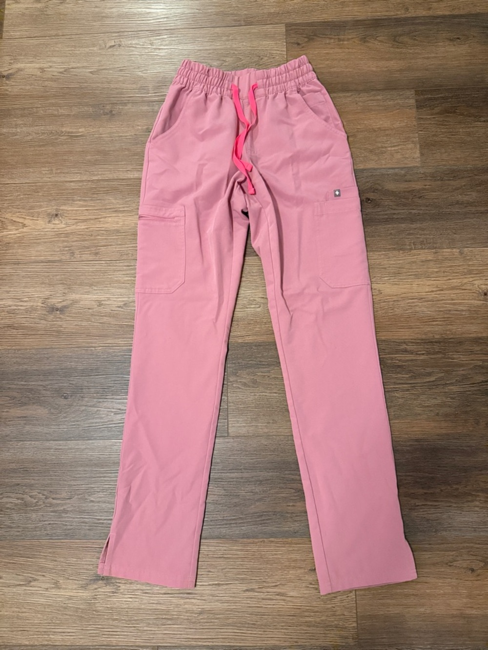 Figs XXS Tall Dowa Scrub Pants in Chalk Pink